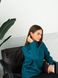 Вільний жіночий светр. Колір: Морська хвиля 435 фото 4
