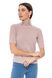 Women's turtleneck sweater "American". Color: Powder