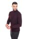 Male golf with a slanting seam on the shoulder. Color: Burgundy