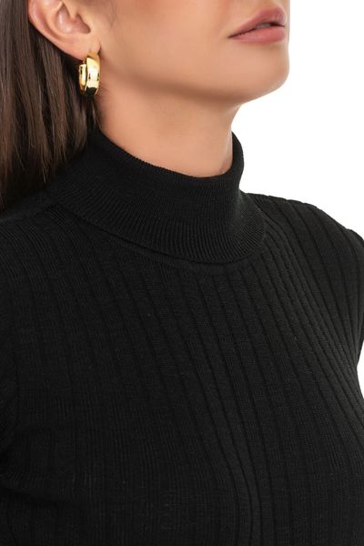 Turtleneck "American". Color: Black