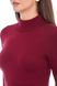 Women's cashmere and viscose turtleneck  Color:  Burgundy