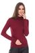 Women's cashmere and viscose turtleneck  Color:  Burgundy