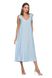 Light elegant dress with creative straps. Color: Lite Blue