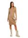 Knitted cotton dress. Color: Beige