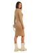 Knitted cotton dress. Color: Beige